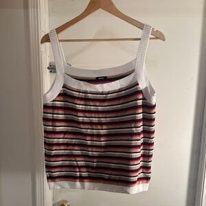 Mexx Women's Multicolor Striped Tank Top